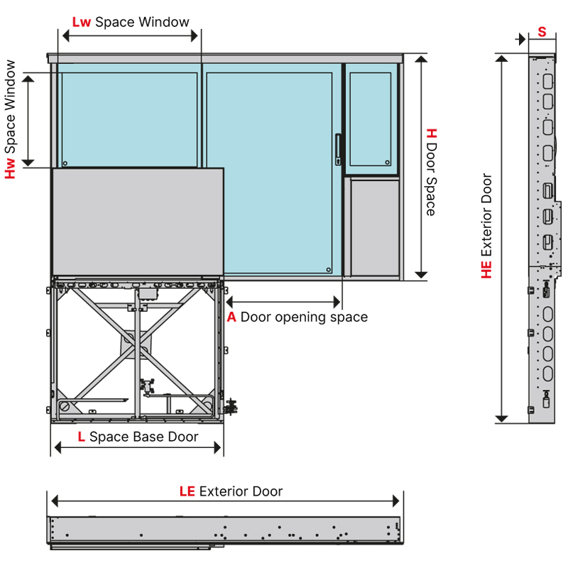 Door with window 2173